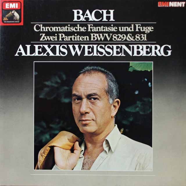 ワイセンベルクのバッハ/パルティータほか　独EMI　3899　LP レコード