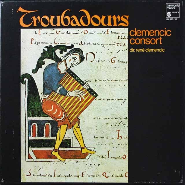 クレメンチッチ・コンソートのトルバドゥール～吟遊詩人の音楽　仏HM　3899　LP レコード