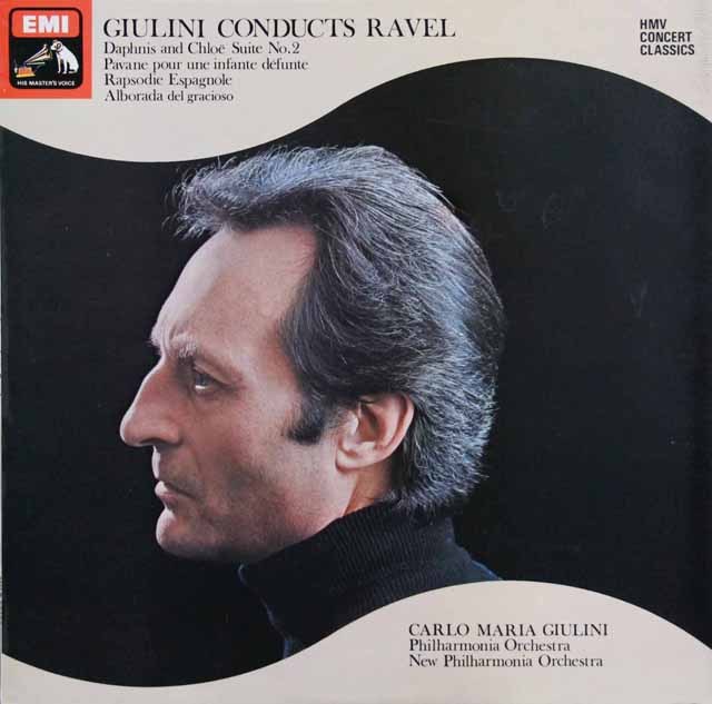 ジュリーニのラヴェル作品集　英EMI　3620　LP レコード