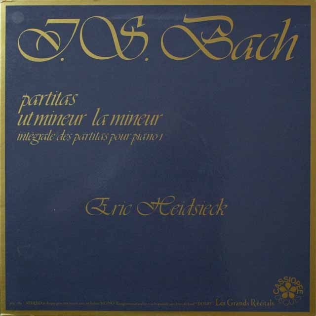 ハイドシェックのバッハ/パルティータ第2＆3番  仏Cassiopee  2642　LP レコード