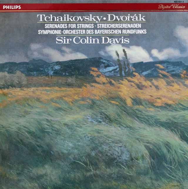 デイヴィスのチャイコフスキー&ドヴォルザーク/弦楽セレナーデ 　蘭PHILIPS　2918　LP レコード