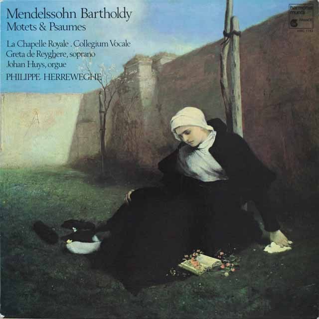 ヘレヴェッヘのメンデルスゾーン/モテットと詩篇　仏HM　3899　LP レコード