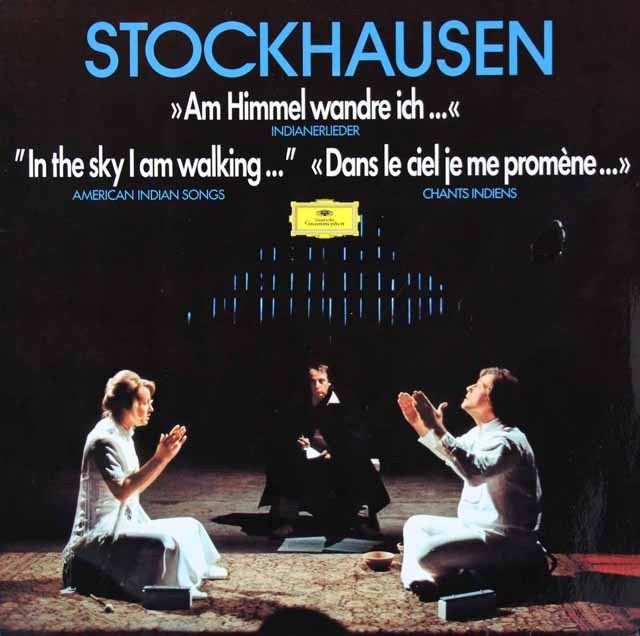 シュトックハウゼン/歌曲集　独DGG　3533　LP レコード