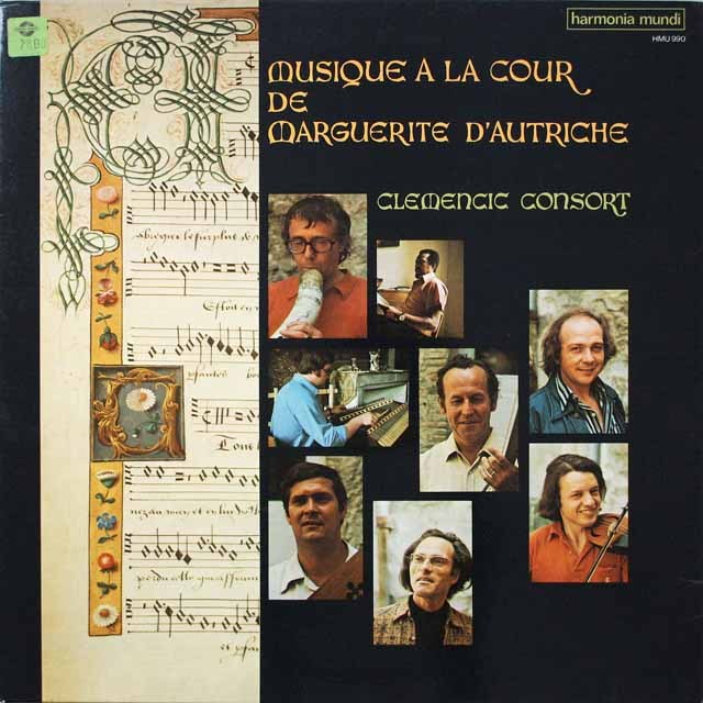 クレメンチッチ・コンソートのマルグリット王女の宮廷音楽  仏HM  2642　LP レコード