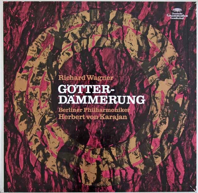カラヤンのワーグナー/「神々の黄昏」　独DGG　2918　LP レコード