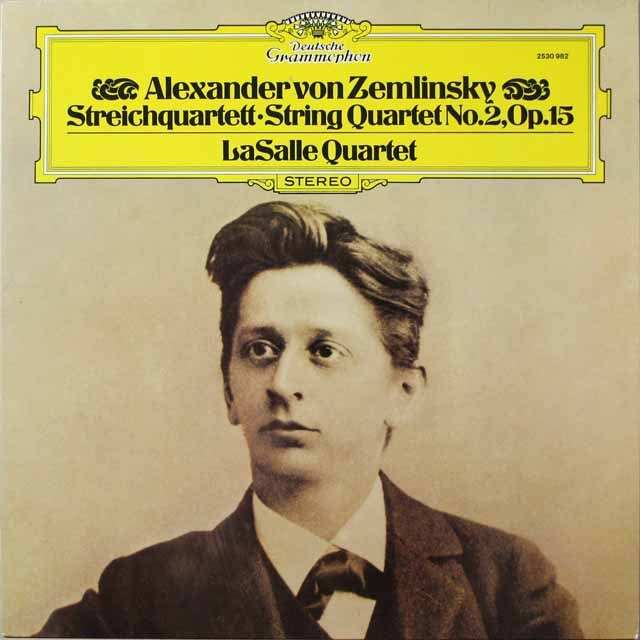 ラサール四重奏団のツェムリンスキー/弦楽四重奏曲第2番　独DGG　3899　LP レコード