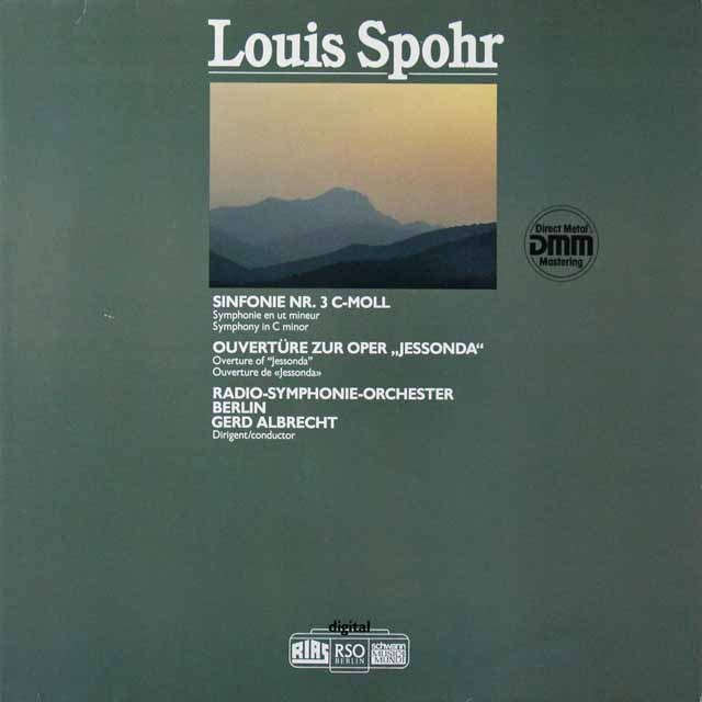 アルブレヒトのシュポーア/交響曲第3番ほか　独schwann　3704　LP レコード