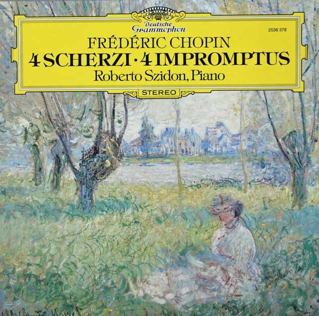 シドンのショパン/スケルツォ、即興曲全曲集　独DGG　3732　LP レコード