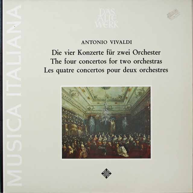 ボべスコらのヴィヴァルディ/2つのオーケストラのための協奏曲　独TELEFUNKEN　3734　LP レコード