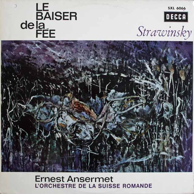 アンセルメのストラヴィンスキー/「妖精の接吻」　独DECCA　3804　LP レコード