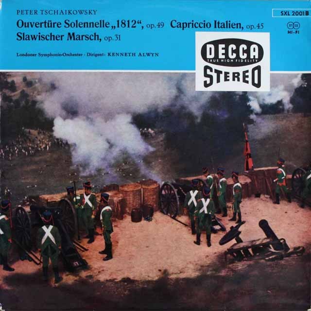 アルウィンのチャイコフスキー/「1812年」ほか　独DECCA　3804　LP レコード