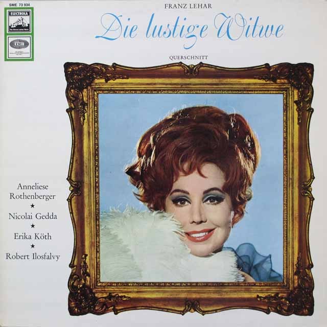 ローテンベルガーのレハール/「メリー・ウィドウ」（抜粋）　独EMI  2644　LP レコード