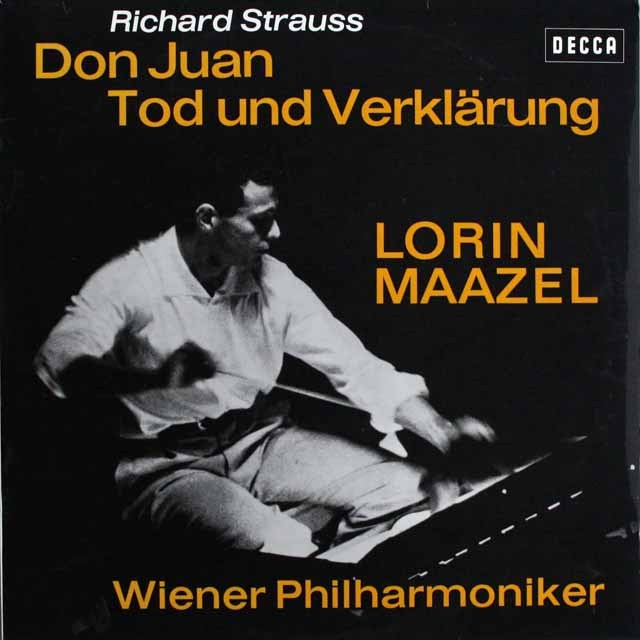 マゼールのR.シュトラウス/「ドン・ファン」、「死と浄化」  独DECCA　3804　LP レコード