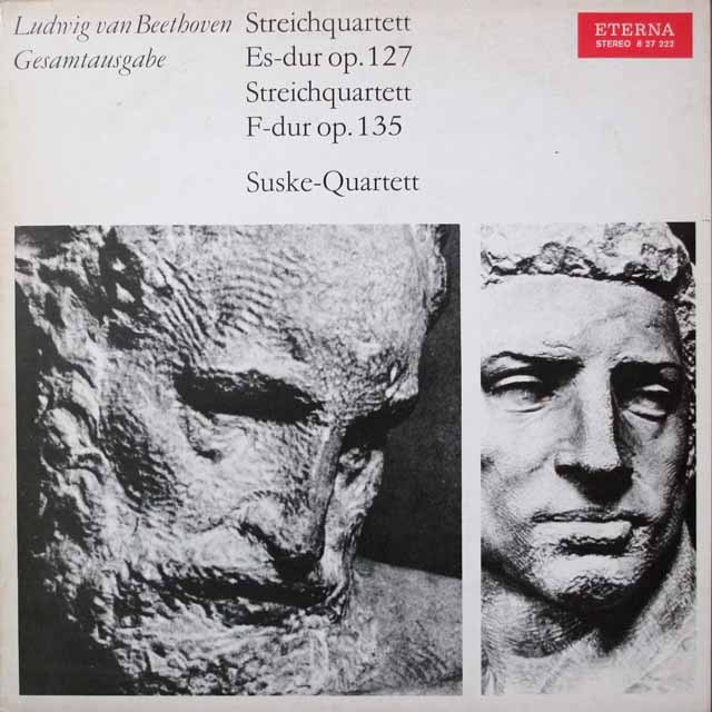 ズスケ四重奏団のベートーヴェン/弦楽四重奏曲第12&16番　独ETERNA　2640　LP レコード