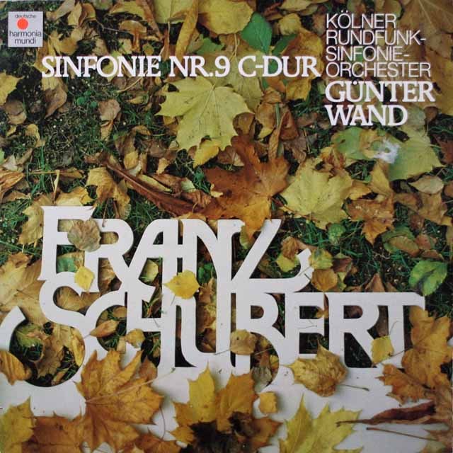 ヴァントのシューベルト/交響曲第9番「グレイト」　独HM　3899　LP レコード