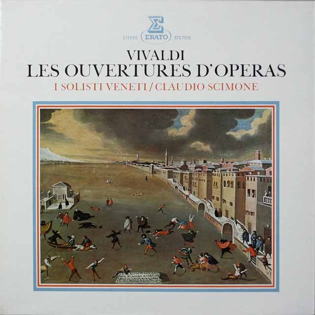 シモーネのヴィヴァルディ/オペラ序曲集　仏ERATO　3899　LP レコード