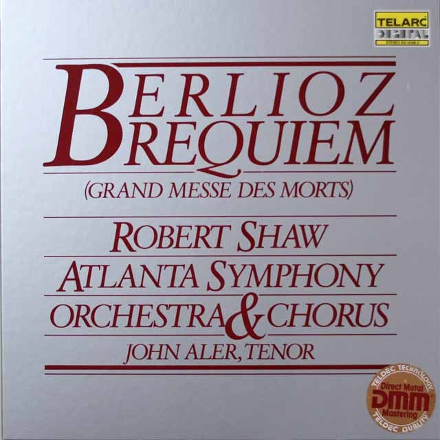 ロバート・ショウのベルリオーズ/レクイエム　独TELARC　3898　LP レコード