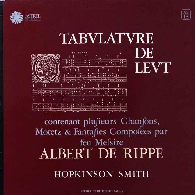 スミスのリップ作品集　仏ASTREE   2720　LP レコード