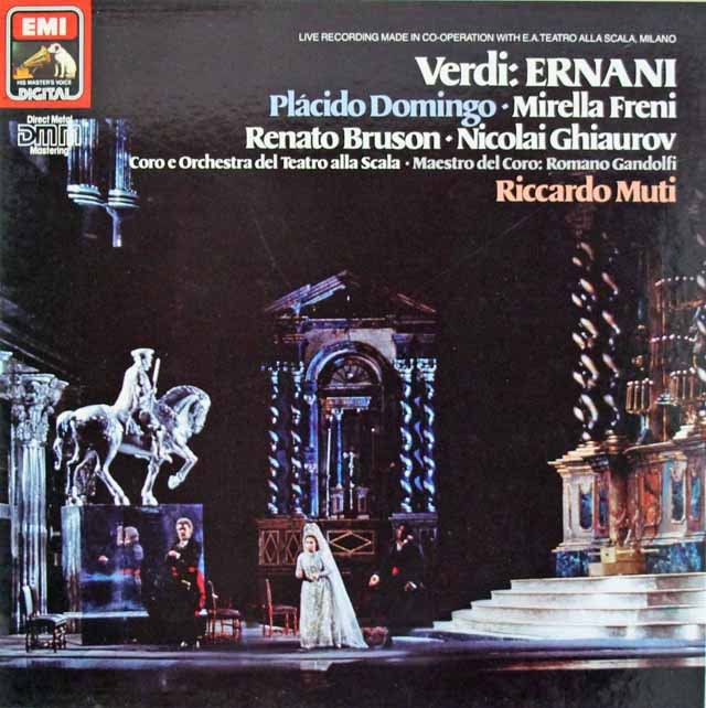 ムーティのヴェルディ/「エルナーニ」全曲　独EMI　3534　LP レコード