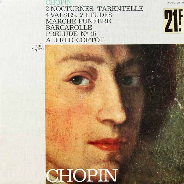 コルトーのショパン/ノクターン第2、5番ほか　仏EMI  2709　LP レコード