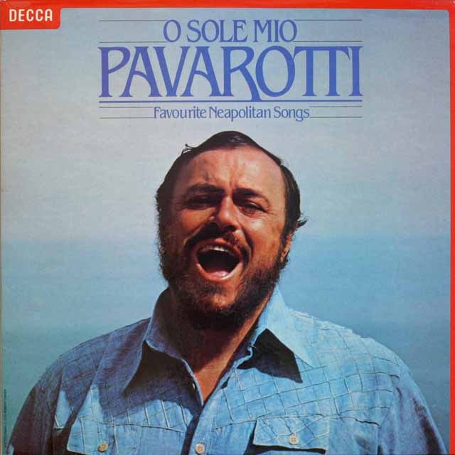 パヴァロッティのイタリア民謡集　蘭DECCA　2518