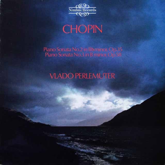 ペルルミュテールのショパン/ピアノソナタ第2、3番　英Nimbus　3705　LP レコード