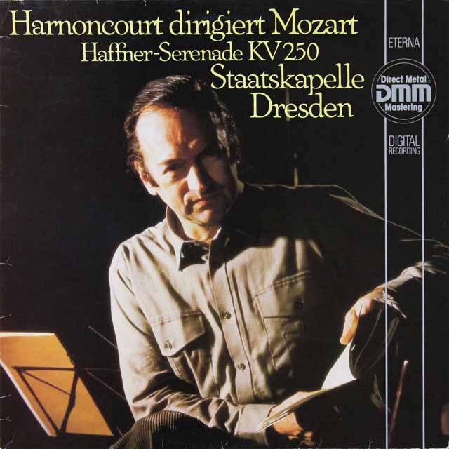 アーノンクールのモーツァルト/セレナーデ第7番「ハフナー」　独ETERNA　3705　LP レコード
