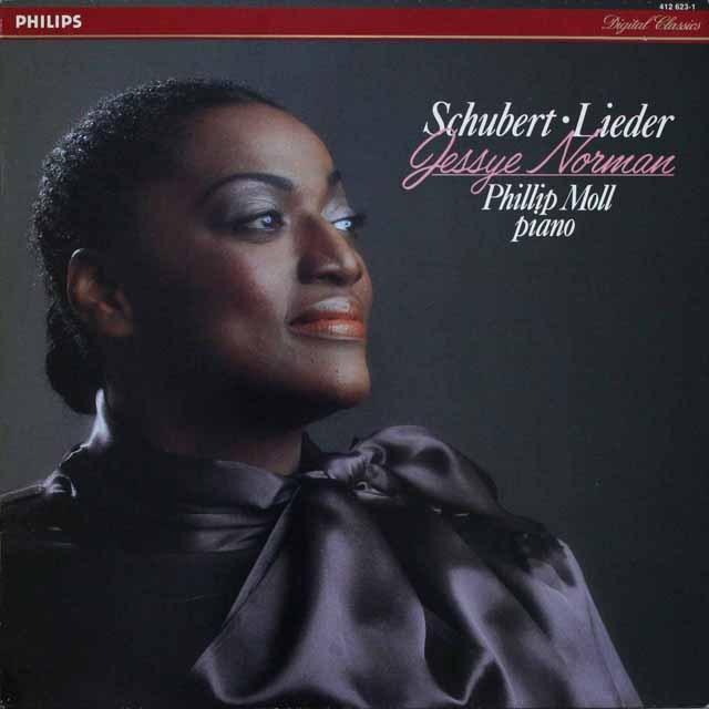 ノーマンのシューベルト歌曲集　蘭PHILIPS　3806　LP レコード