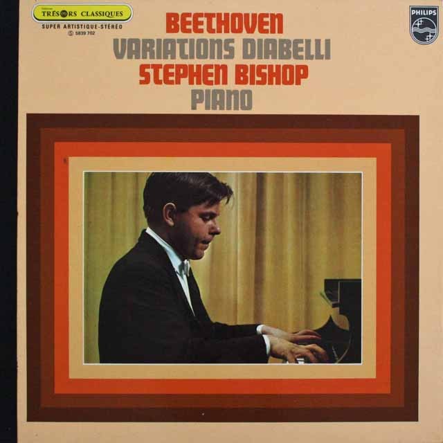 ビショップのベートーヴェン/ディアベリ変奏曲　仏PHILIPS　3806　LP レコード