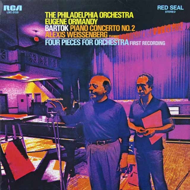 ワイセンベルク、オーマンディのバルトーク/ピアノ協奏曲第2番　独RCA　3602　LP レコード