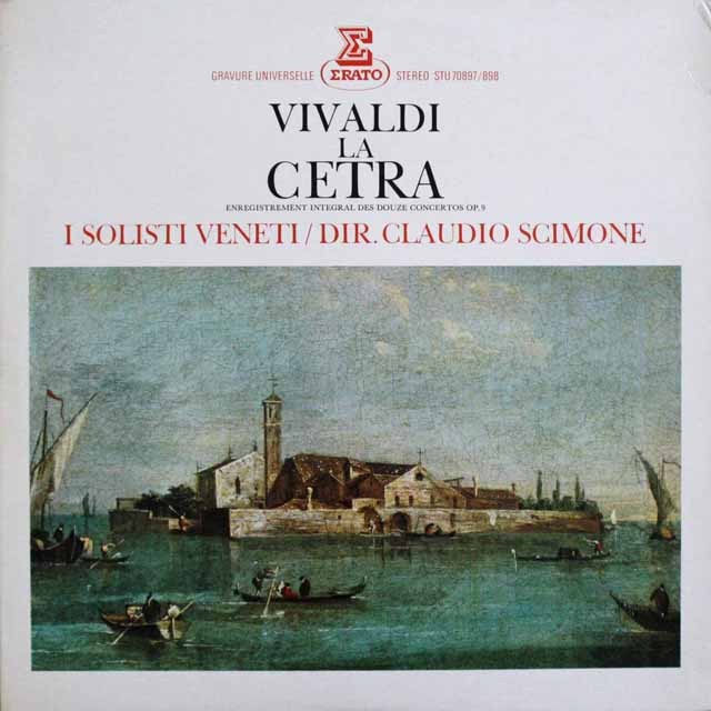 シモーネのヴィヴァルディ/「ラ・チェートラ」  仏ERATO   2524　LP レコード