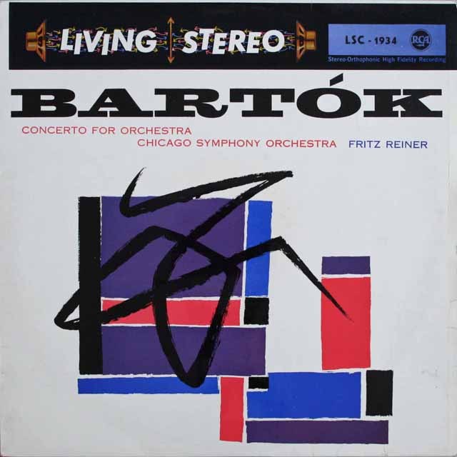 ライナーのバルトーク/管弦楽のための協奏曲　独RCA　2524　LP レコード