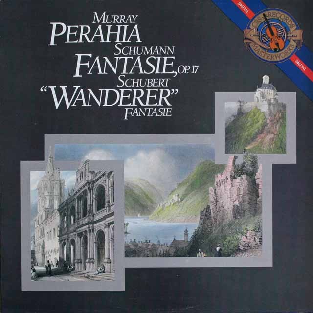 ペライアのシューマン、シューベルト/「幻想曲」　蘭CBS　3696　LP レコード