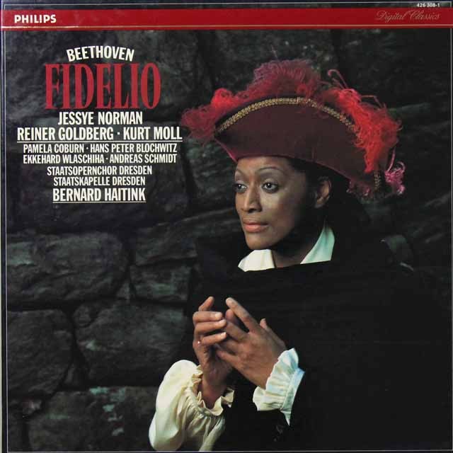 ノーマン、ハイティンクのベートーヴェン/「フィデリオ」全曲　蘭PHILIPS　3603　LP レコード