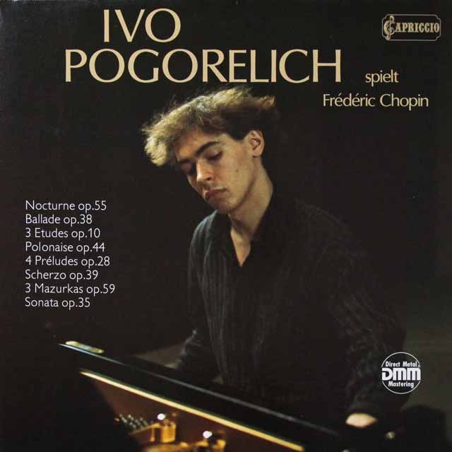 ポゴレリチのショパン/ピアノソナタ第2番ほか　独CAPRICCIO　3291　LP レコード