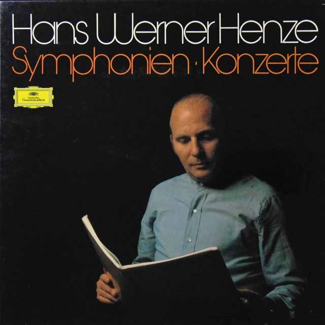 ヘンツェの自作自演/交響曲、協奏曲集　独DGG　3603　LP レコード
