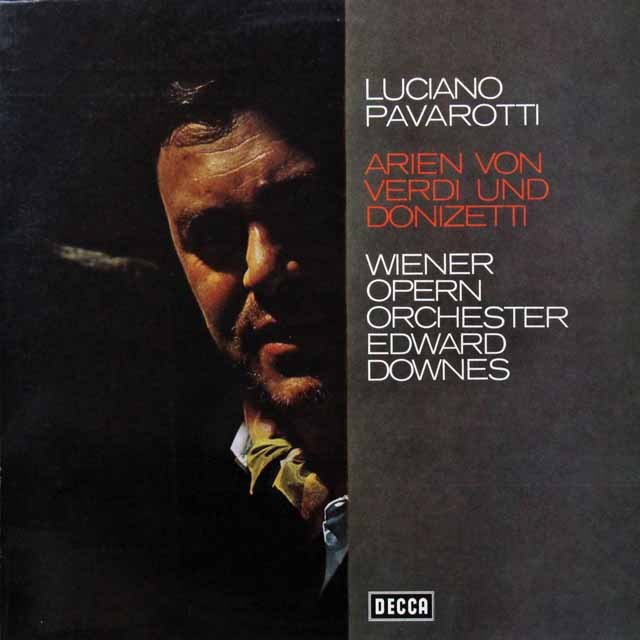 パヴァロッティのヴェルディ&ドニゼッティ/オペラアリア集　独DECCA　2719　LP レコード