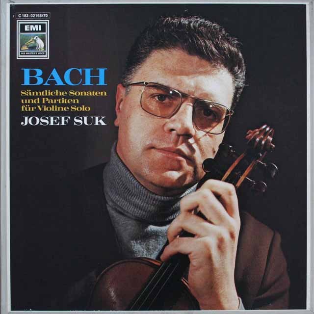 スークのバッハ/無伴奏ソナタとパルティータ　独EMI　3695　LP レコード