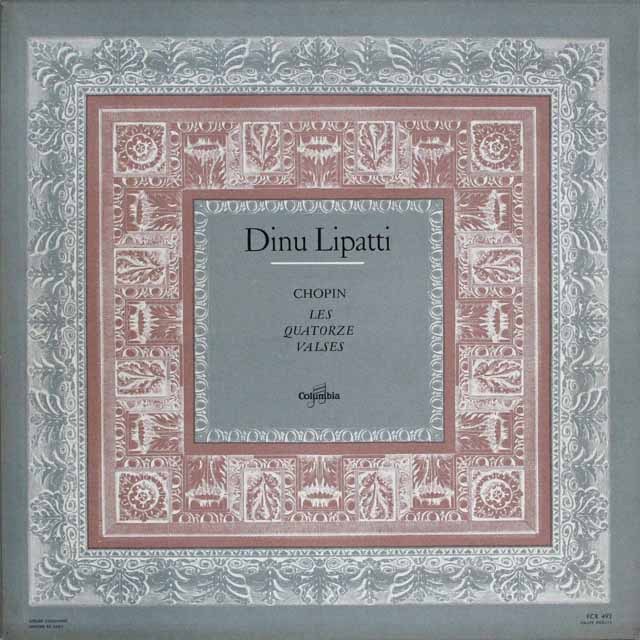 リパッティのショパン/ワルツ集　 仏columbia   2533　LP レコード