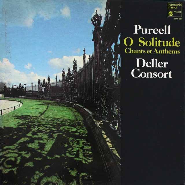 デラーのパーセル/「おお、孤独よ」  仏HM   3696　LP レコード