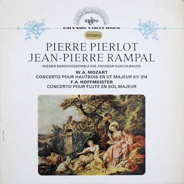 ランパルらのホフマイスター/フルート協奏曲ほか   仏ERATO   2534　LP レコード