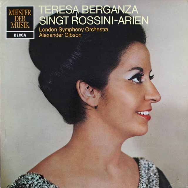 ベルガンサのロッシーニ/アリア集 独DECCA   2530　LP レコード