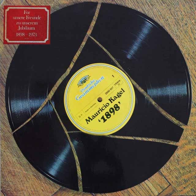 カーゲル/「1898年」　独DGG　3811　LP レコード