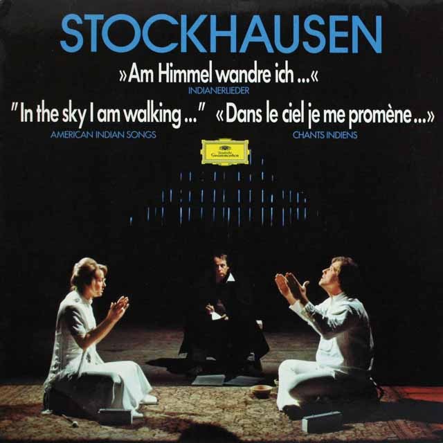 シュトックハウゼン/「私は空を散歩する」　独DGG　3695　LP レコード