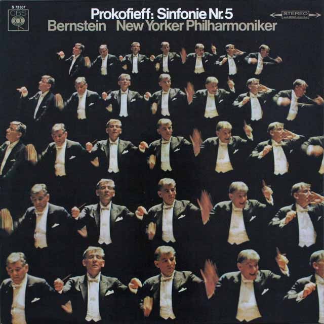 バーンスタインのプロコフィエフ/交響曲第5番 　独CBS    2532　LP レコード