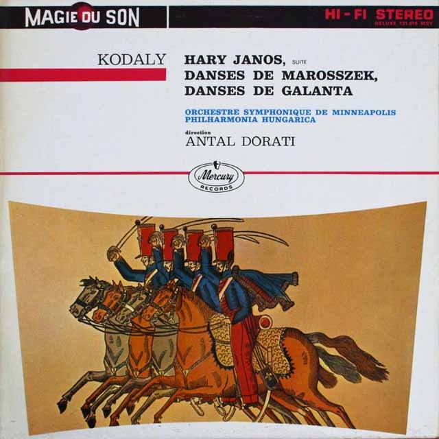 ドラティのコダーイ/「ハーリ・ヤーノシュ」ほか　仏MERCURY　3815　LP レコード