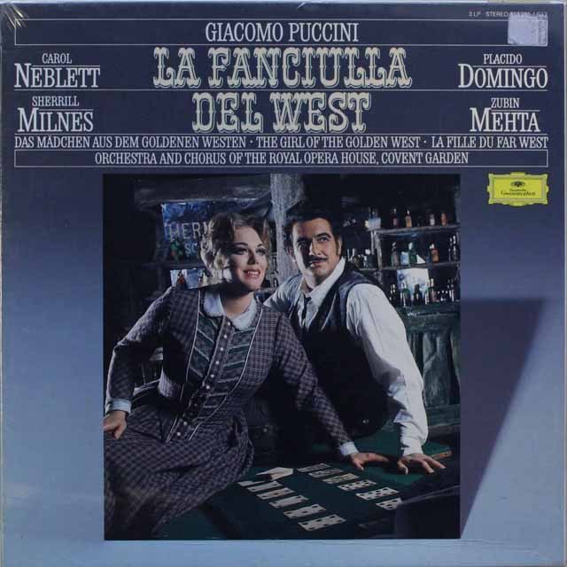 【未開封】　メータのプッチーニ/「西部の娘」　独DGG　3613　LP レコード