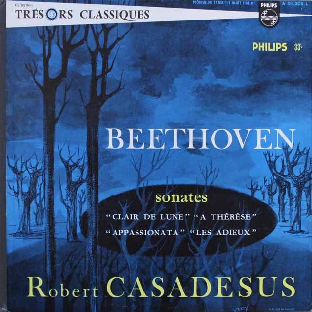 カサドシュのベートーヴェン/ソナタ集　仏PHILIPS　3693　LP レコード