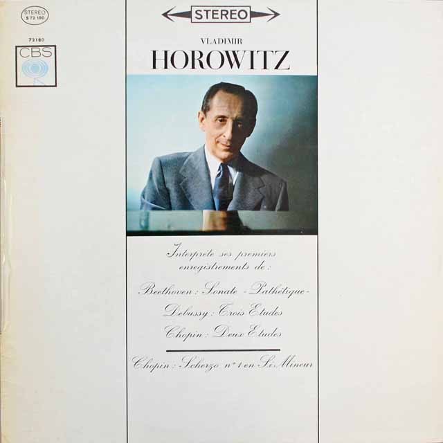 ホロヴィッツの「悲愴」とショパン&ドビュッシー　仏CBS　  2545　LP レコード