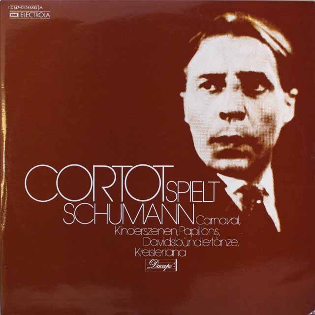コルトーのシューマン/「子供の情景」ほか　独EMI　  2545　LP レコード